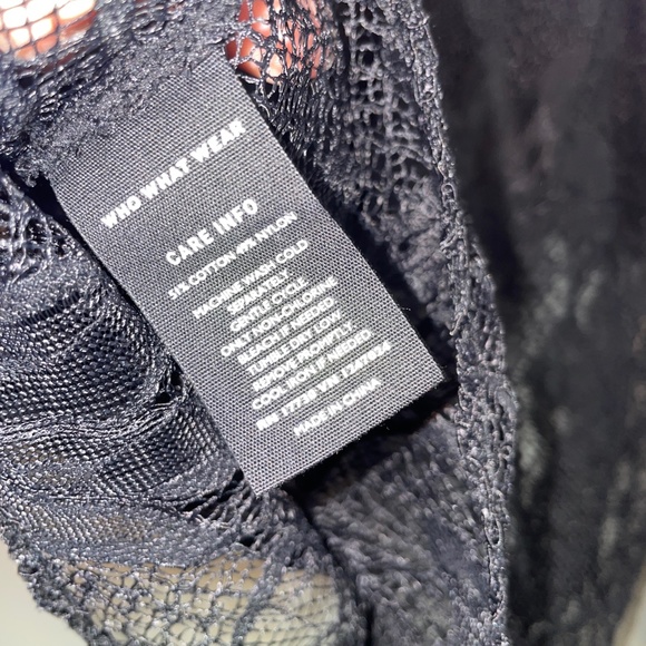 NWT Who What Wear Lace Ruffle Long Sleeve Blouse Size Small - Picture 6 of 10